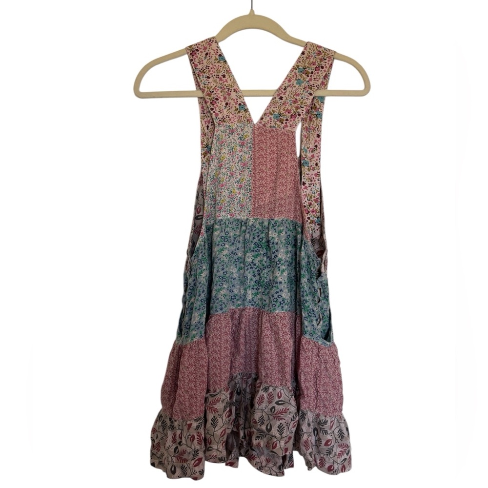 Boutique Floral Patchwork Romper - image 3